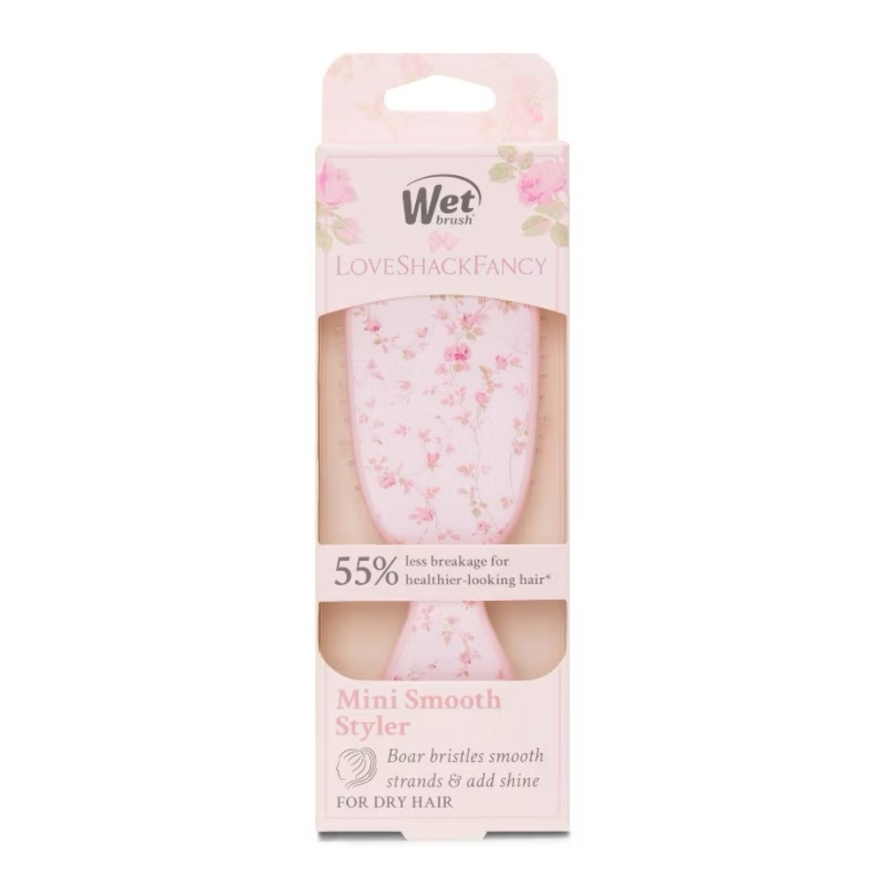 Goody Wet Brush X LoveShackFancy Mini Smooth Styler - Pink Floral